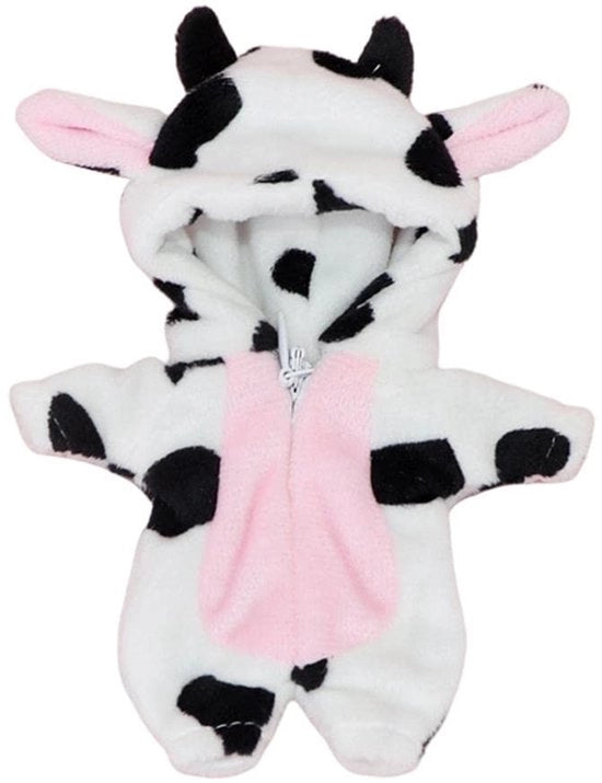 Set di pigiami per bambole da 16 cm - Camicia da notte morbida in plu - Accessori per bambole Milkcow - Adatto per BJD/OB11 - Finestra di alta qualità - Regalo divertente per bambini - Abbigliamento per bambole