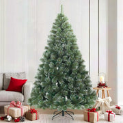 Albero di Natale Artificiale Snodato Foderato di Neve Verde 42019339