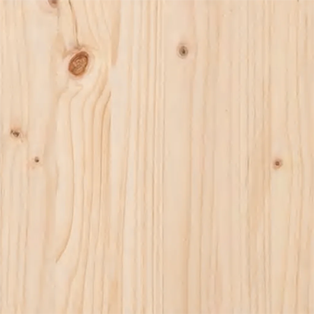 Giroletto senza Materasso-Struttura Letto Ambrato in Legno Massello 120x200 cm 489707