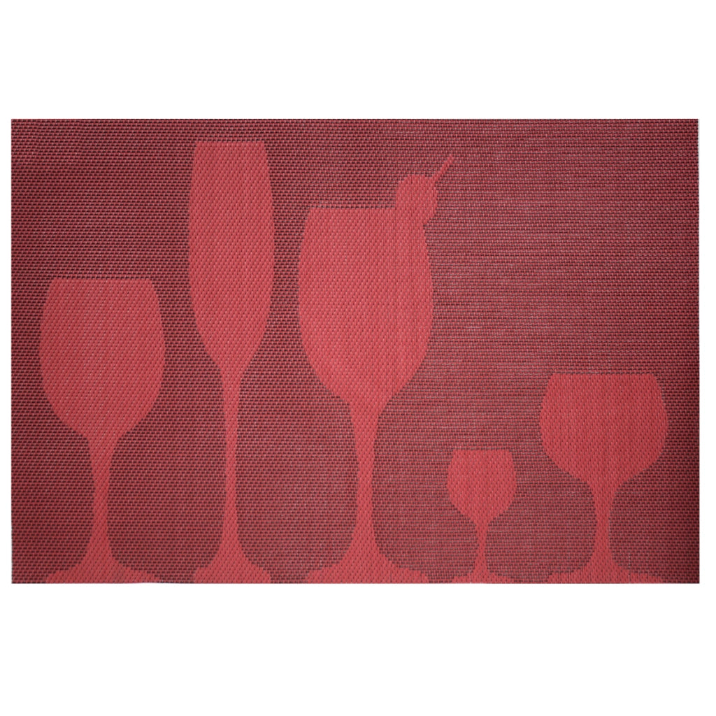 Tovaglietta Pvc Cocktail Amaranto