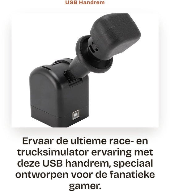Manettino da tastiera USB per Simulazione di guida - Compatibile con G27 G29 G920 G923 - Nero - Manettino da tastiera per Simulazione di guida - Per Truck Simulator - Manettino da tastiera da connettere a PC
