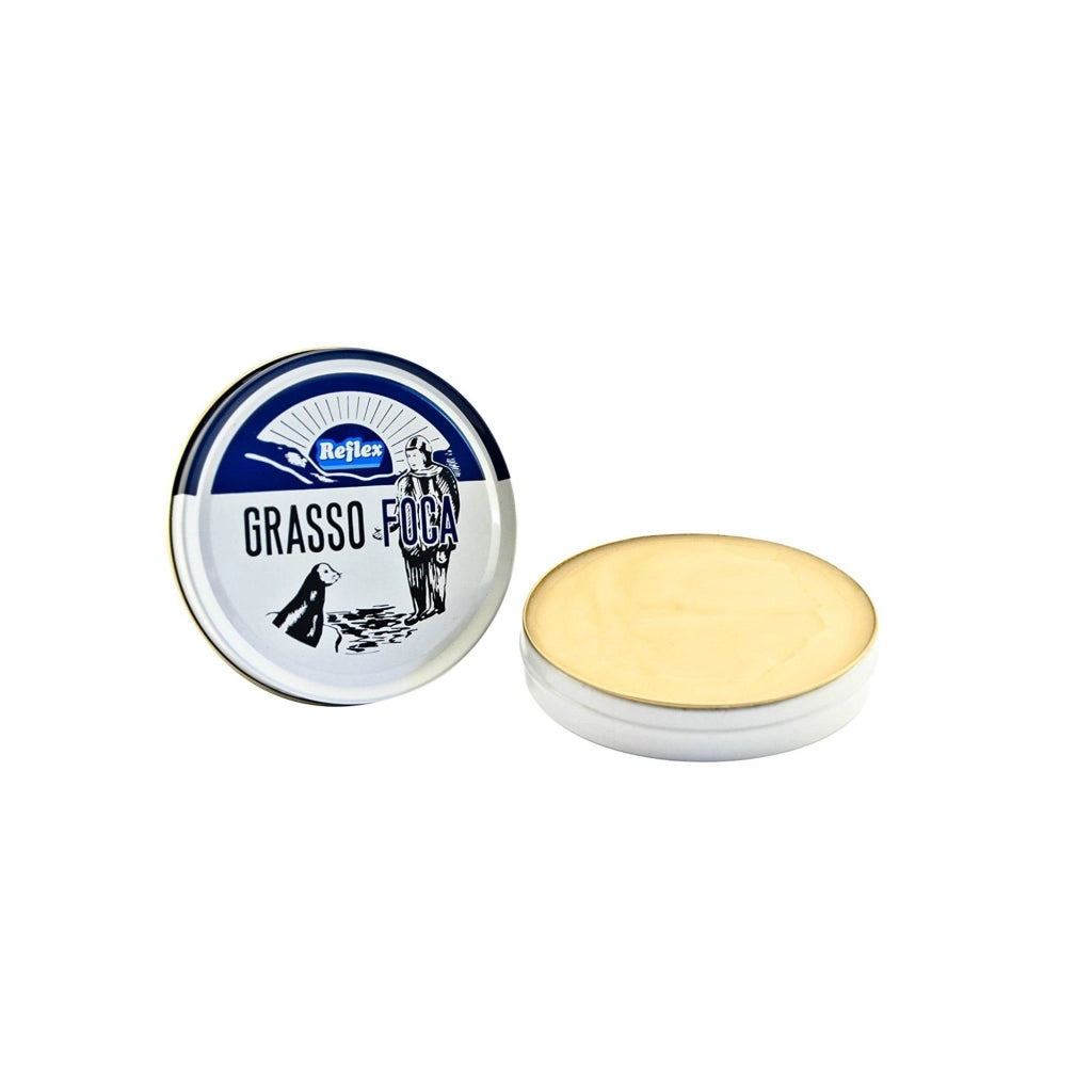 Grasso di foca per calzature ammorbisce e conserva il cuoio 50-75-100 ml 50 ml in scatola