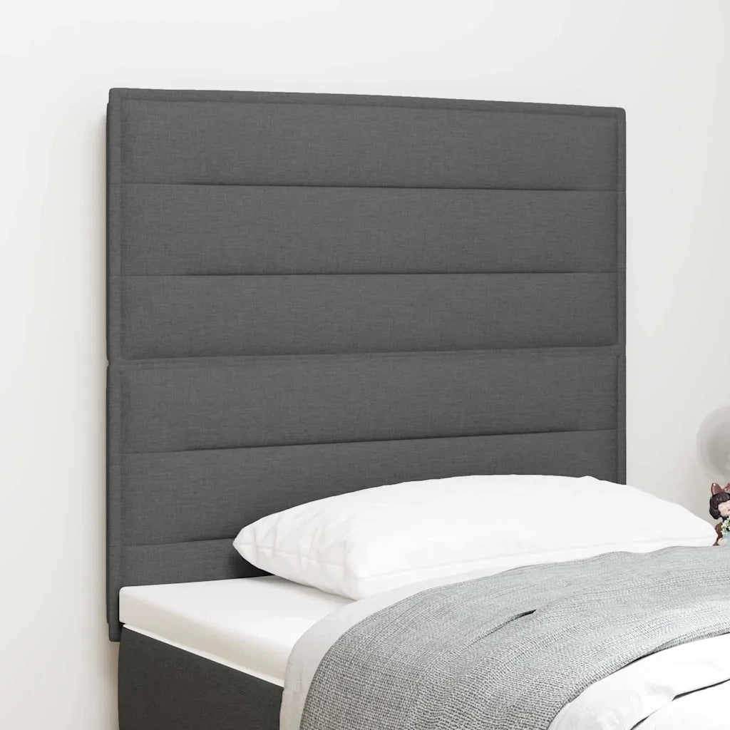 Testiera | Testata Grigio scuro 100 cm Tessuto