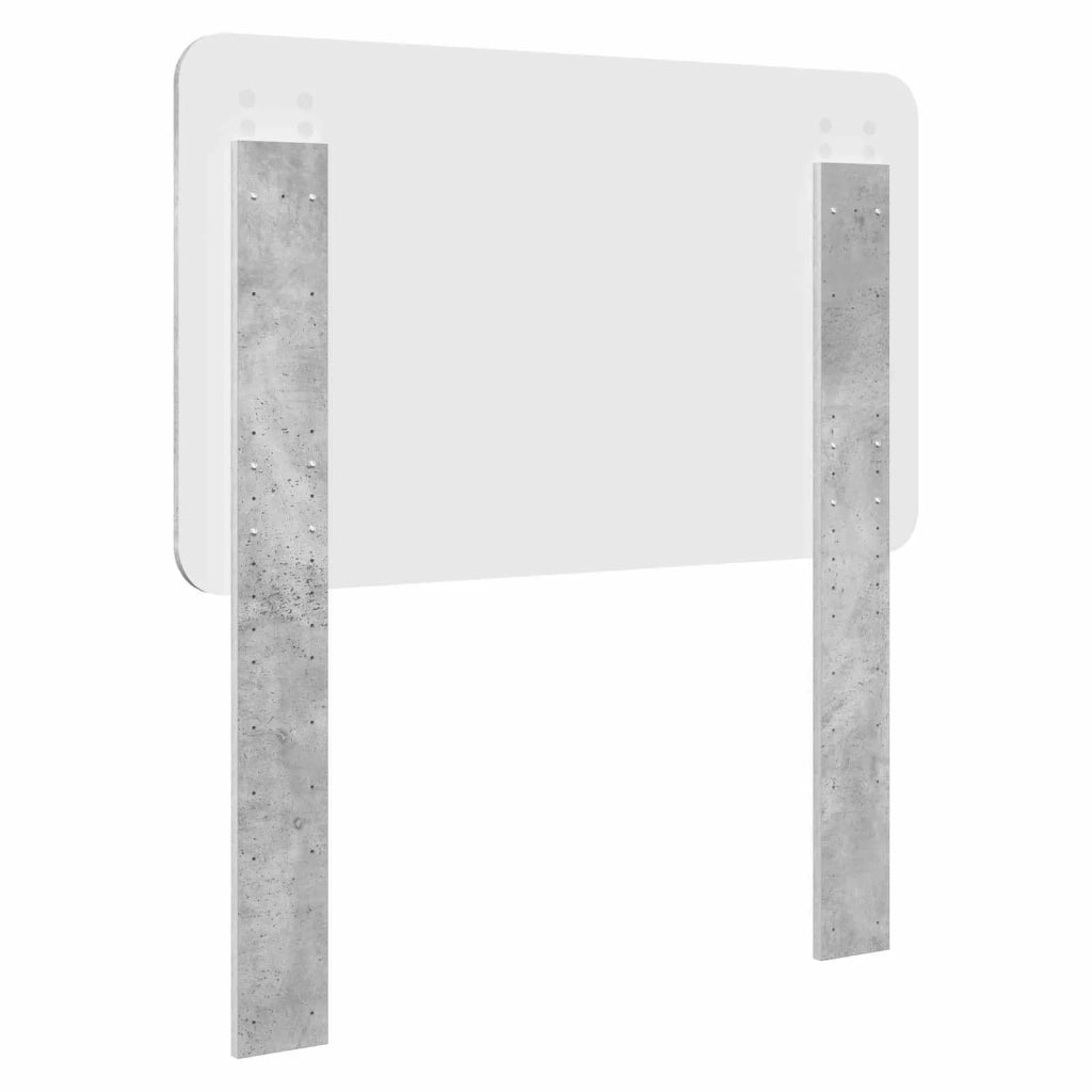 Testiera | Testata Grigio cemento Legno multistrato