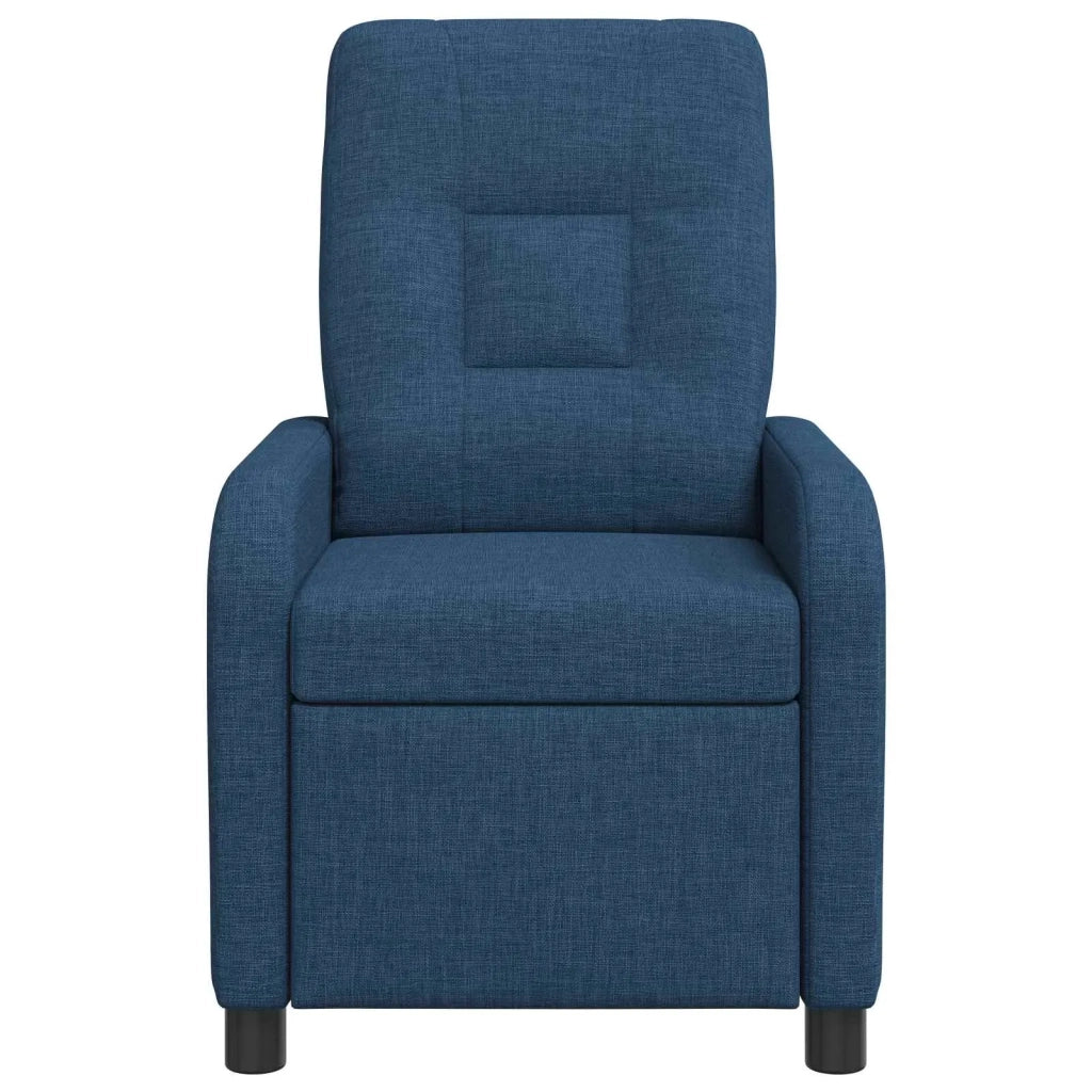 Poltrona reclinabile Blu Tessuto 42035029