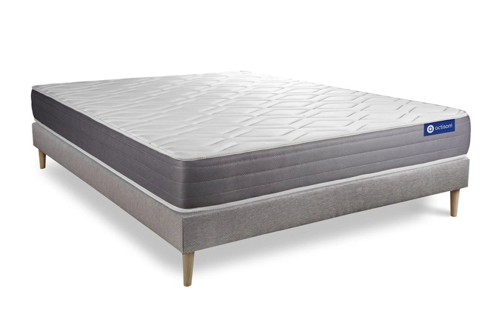 Kit rete e materasso Actilatex dream 130x220cm - Spessore : 22cm - Lattice e memory foam - Moderatamente rigido
