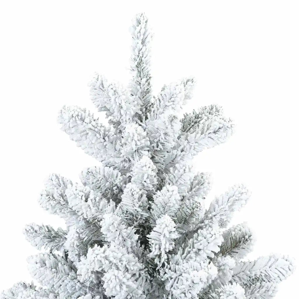 Albero di Natale Artificiale Snodato Foderato di Neve Bianco 42019329