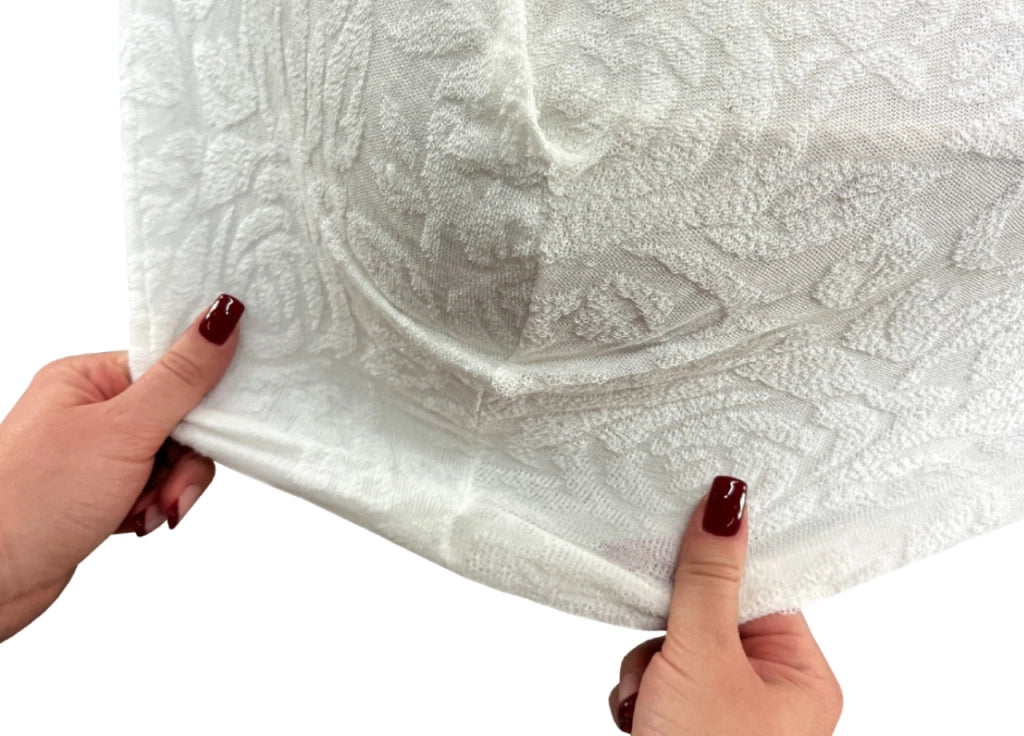 Coprimaterasso Elasticizzato In Spugna Jacquard Con Maxi Angoli Modello Elegance - Matrimoniale - Elegance