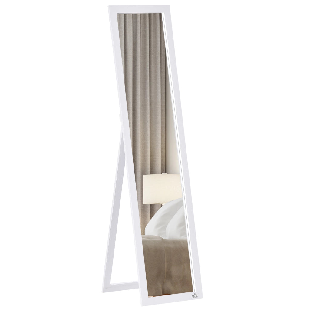 Specchio da Terra con Cornice MDF ¨C Xylo ¨C Bianco 37x37x154cm