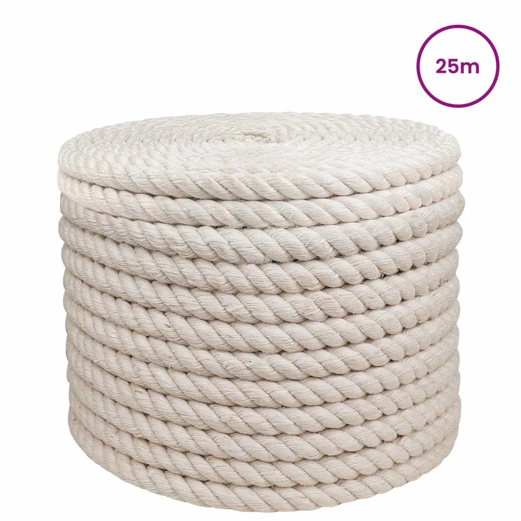 Corda | Fune di Juta 20 Bianco 100% juta Tossa