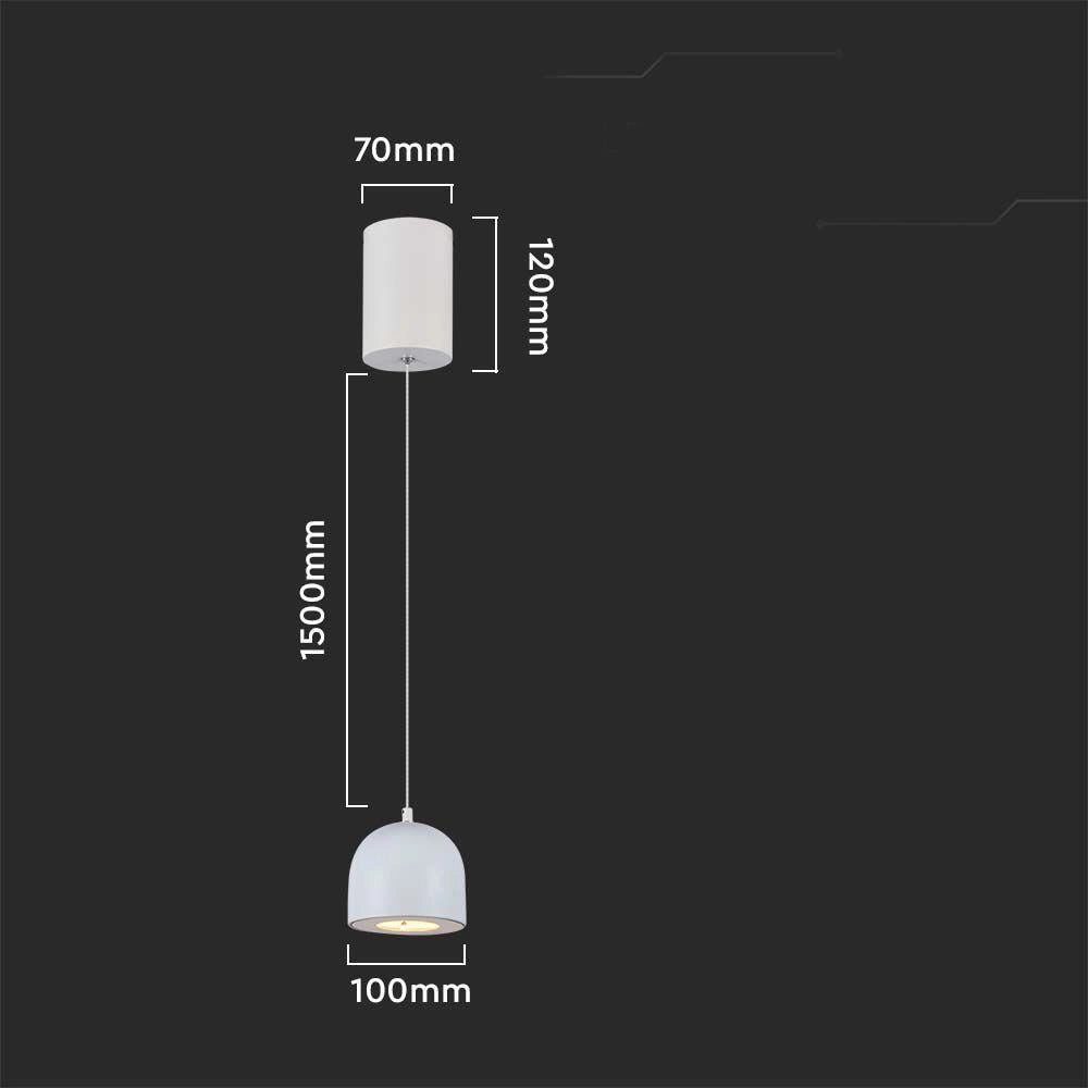 Lampada a sospensione LED 3000K bianca V-TAC VT-7794