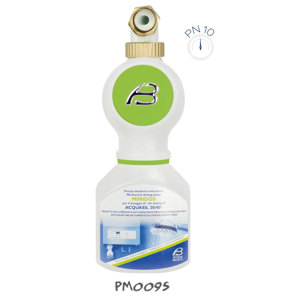 Acquabrevetti Minidos 1/2f Pm009s Pompa Dosatrice Volumetrica Meccanica Per Il Dosaggio Di Acquasil 20/40