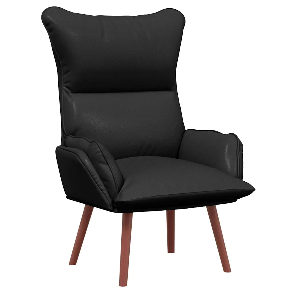 poltrona Nero 69 x 74 x 93 cm Pelle Artificiale 42001863