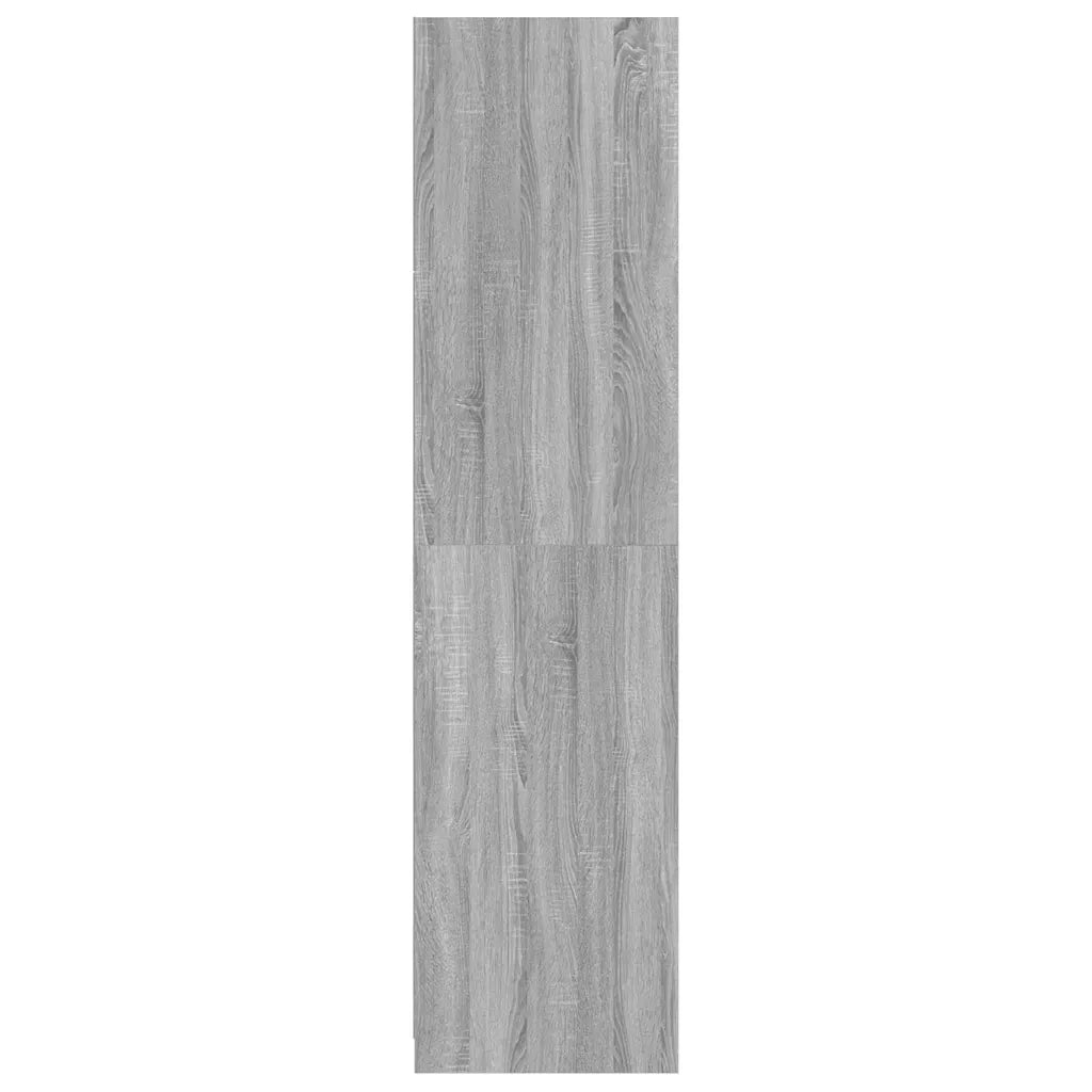 Armadio Grigio Sonoma 100x50x200 cm in Legno Multistrato CFW2366716
