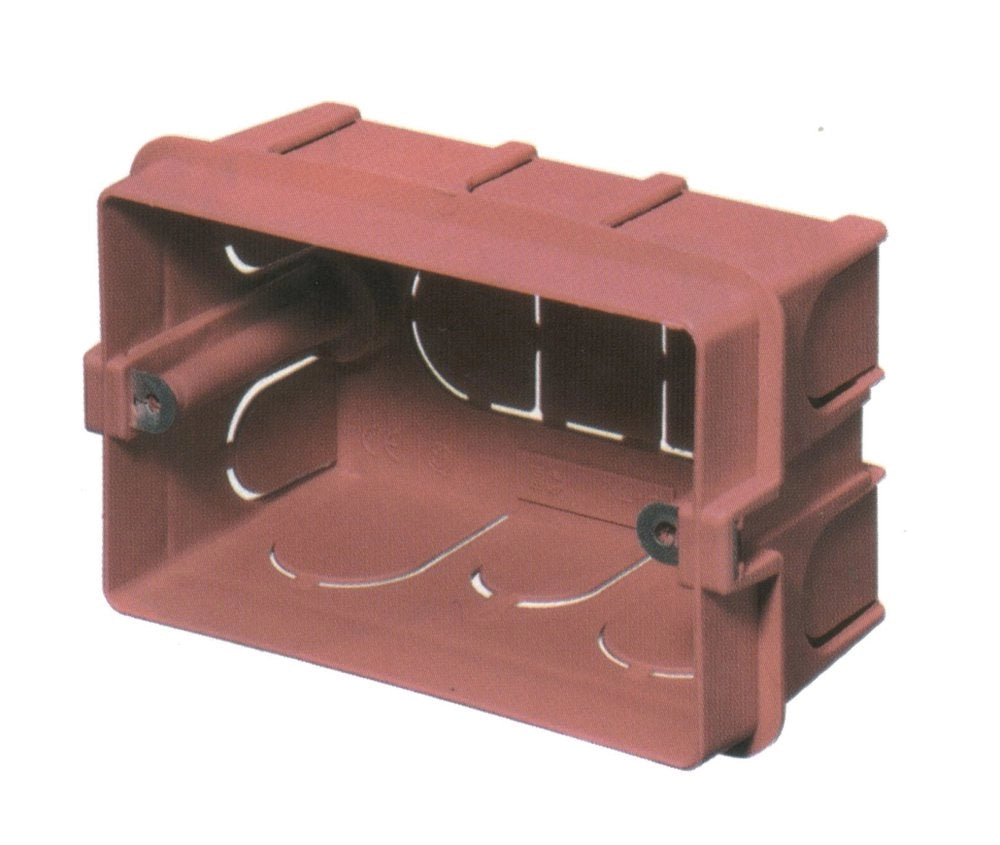 10pz scatola rettangolare incasso mod. 6/7p mm 178x70x48 cod:ferx.41598