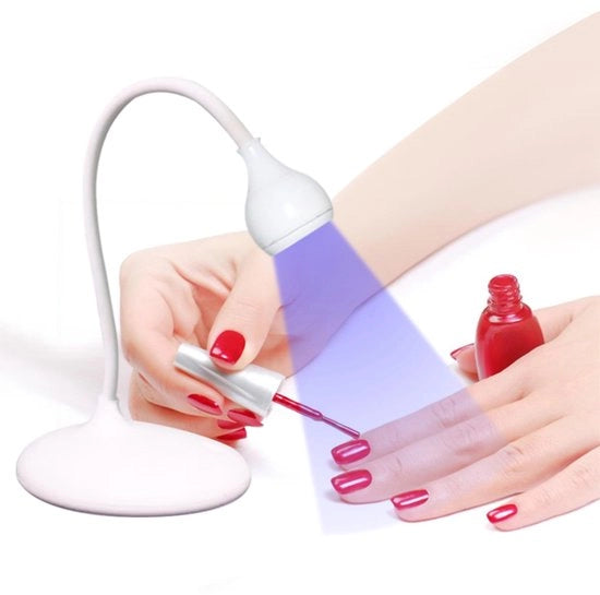 Lampada UV a 360 gradi girevole - Zwanenhals - Lampada LED per unghie flessibile - 3 livelli di luminosità - Unghie perfette - Prodotto di alta qualità