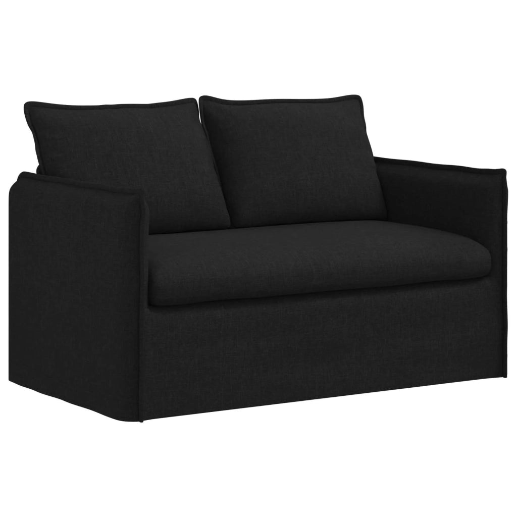 Divano Nero 136 x 82 x 85 cm Tessuto