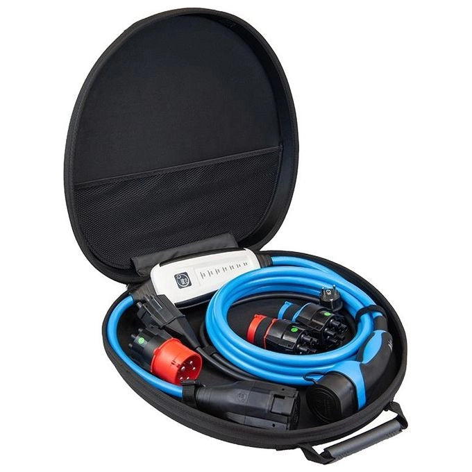 NRGkick 20001007 Borsa da Trasporto per Unita' di Ricarica Cavi e Accessori con Chiusura a Cerniera e Manico Colore Nero