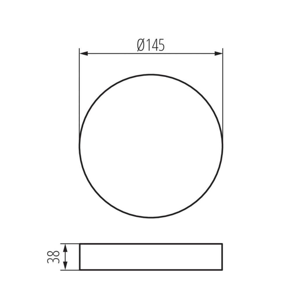Cornice tonda da superficie TAVO FRAME 12W Kanlux 36520