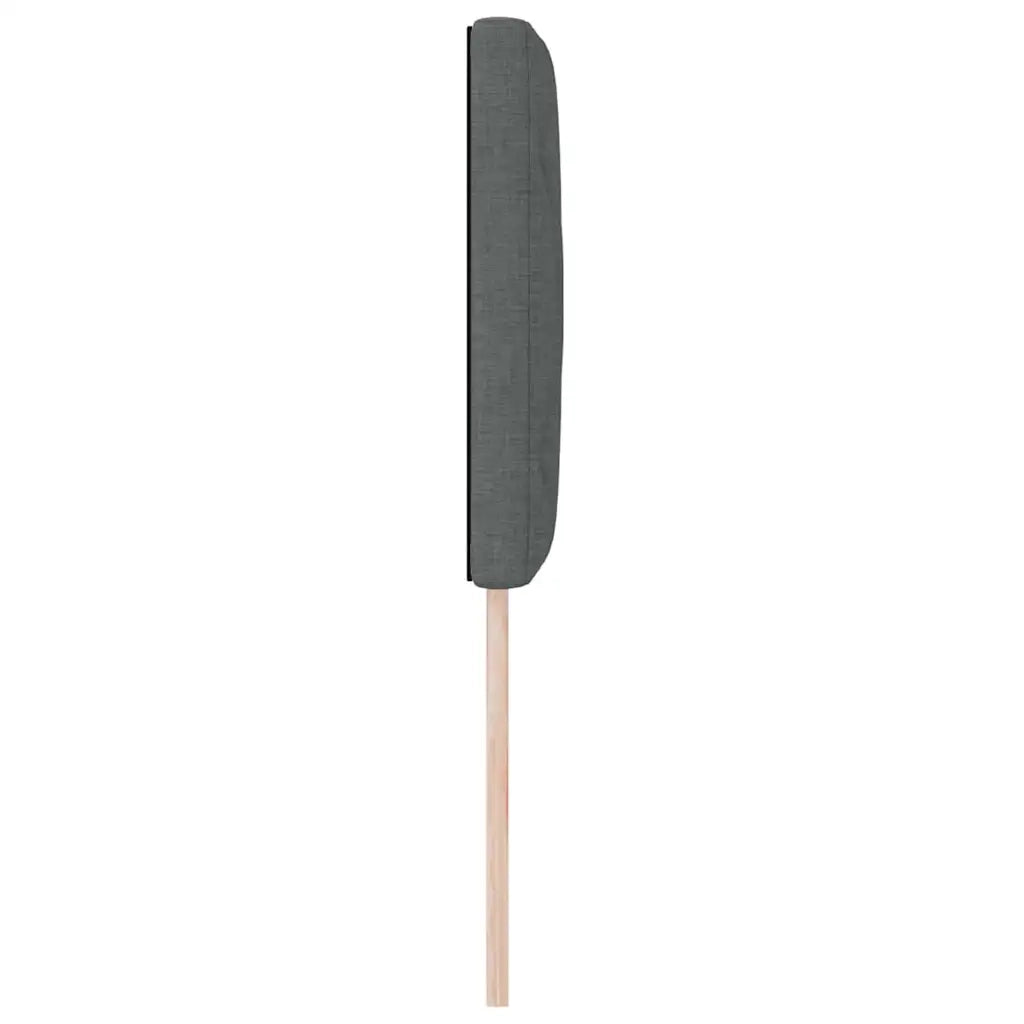 Testiera | Testata Grigio scuro 80 cm Tessuto