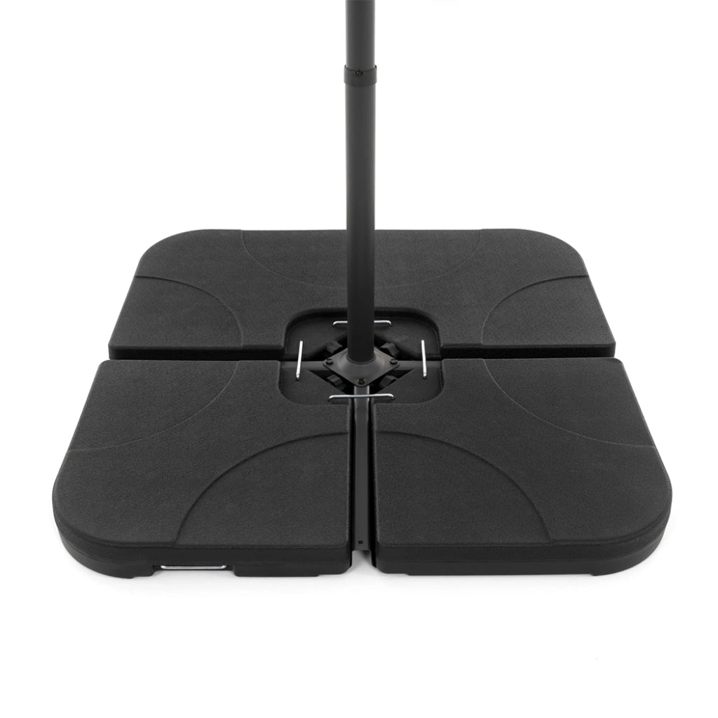 Set di 4 basi per ombrellone in plastica 50x50 cm - BO10PL