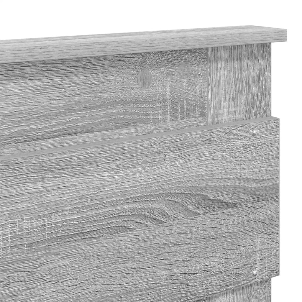 Testiera | Testata Grigio Sonoma Legno multistrato