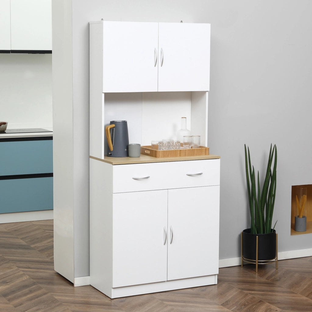 Credenza ¨C Minimal ¨C Legno Bianco 80x40x180
