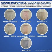 Tenda Antimosche Modello GLIT in PVC, Plastica Verde | Largh. 0,80m x Alt. 2m | Protezione Insetti, Porta, Esterno, Interno