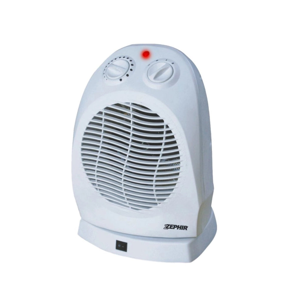 Zephir Termoventilatore Oscilante Caldobagno ZTRM6 stufetta da bagno con protezioni anti ribaltamento e surriscaldamento aria fredda Termostato