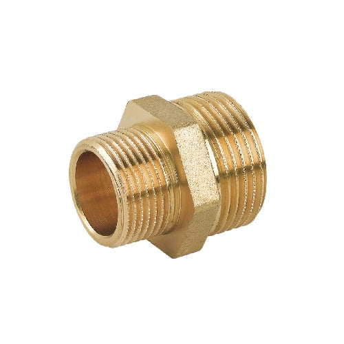NIPPLE DOPPIO RIDOTTO MM IN OTTONE GIALLO- 3/4 x 11/4- CAVAL- pezzi 1