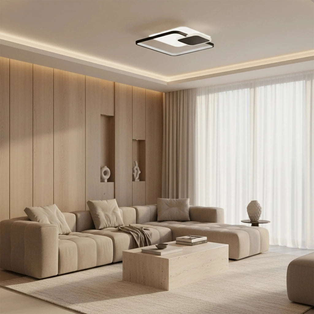 Lampada Da Soffitto App1712-c Black Led