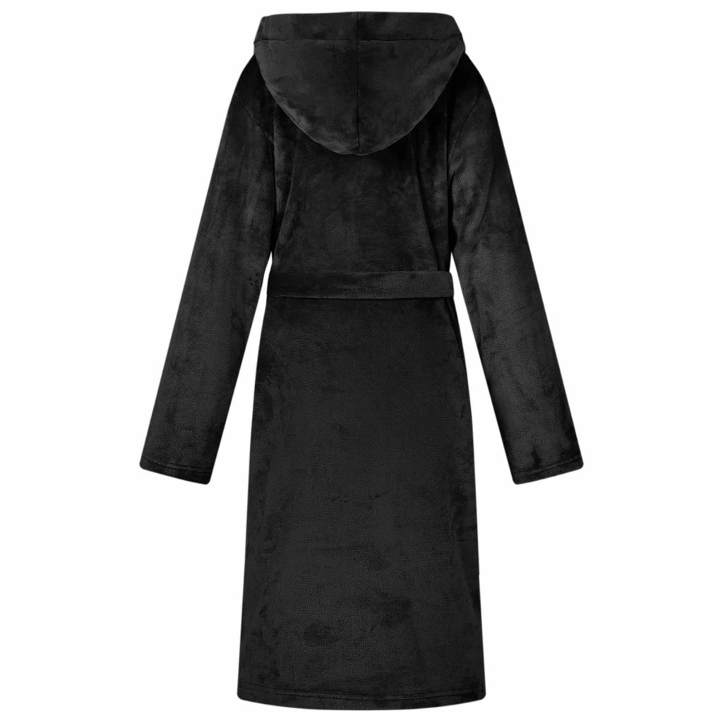Accappatoio con Cappuccio Nero xxl Flanella 42017247