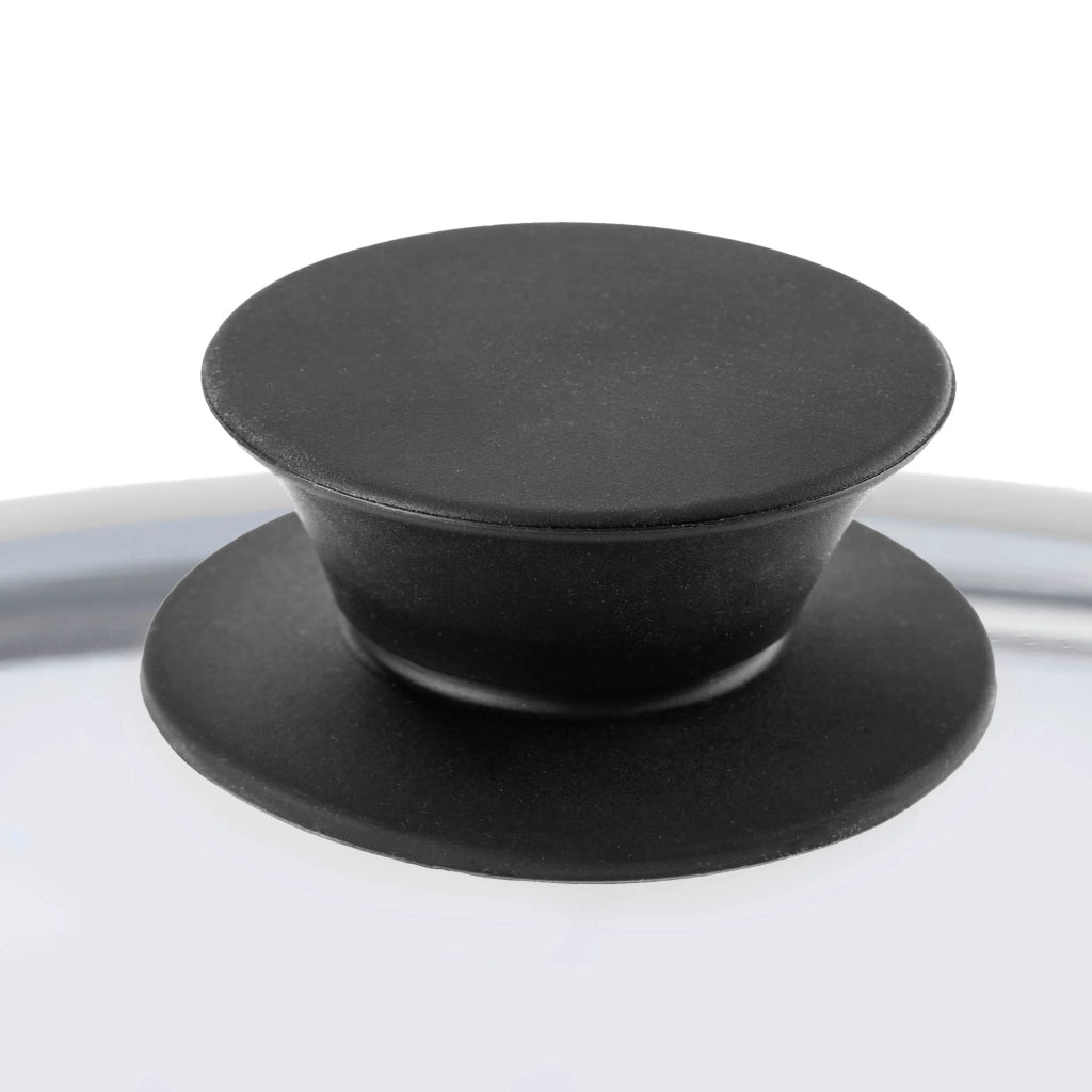 Coperchio in vetro KADAX da 16 cm, universale, resistente al calore, per pentole e padelle.