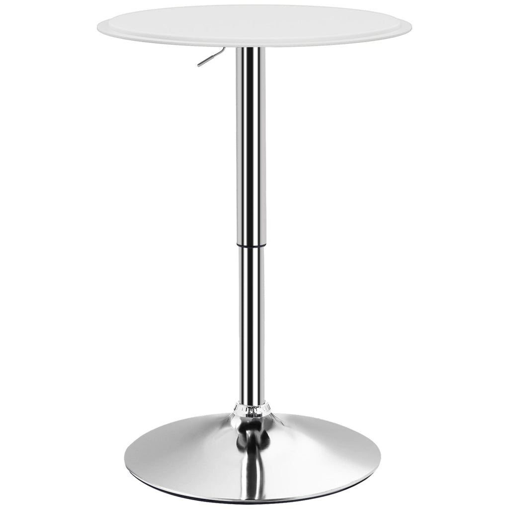 Tavolo da Bar ¨C Minimal ¨C Bianco, Metallo, 63x67-93 cm