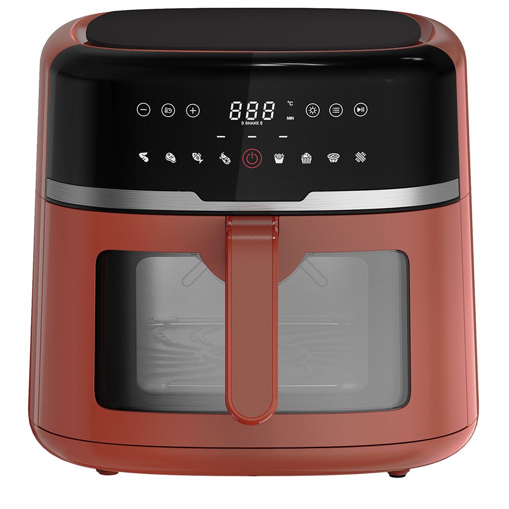 Friggitrice ad aria 8,3 L Rosso Mela  Plastica-Acciaio Rosso