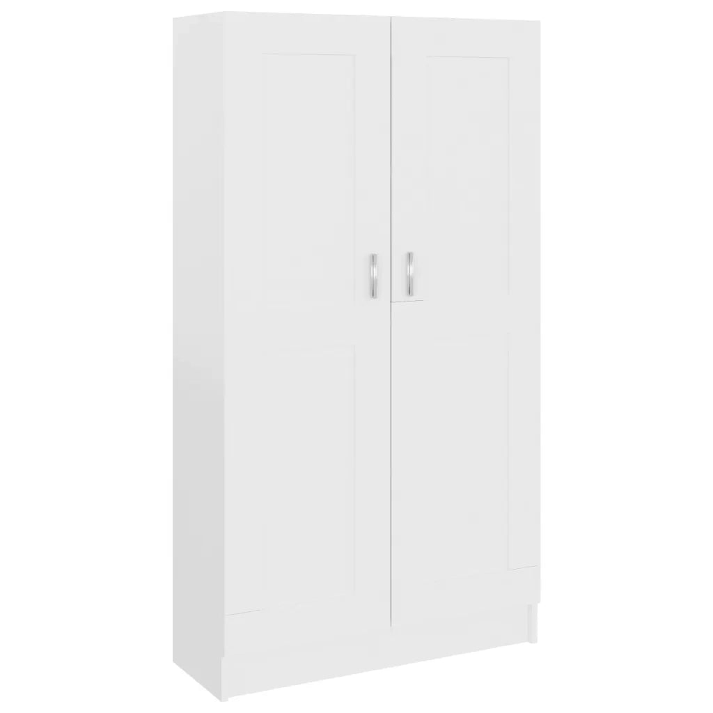 Libreria Bianca 82,5x30,5x150 cm in Legno Multistrato