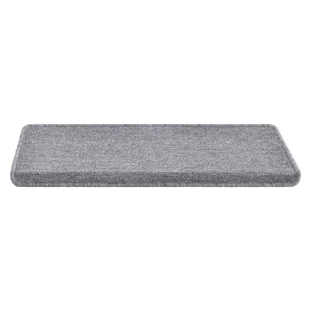 Set da 15 Tappeti Coprigradini per Scale Interne - Rettangolare - Grigio Chiaro [en.casa]
