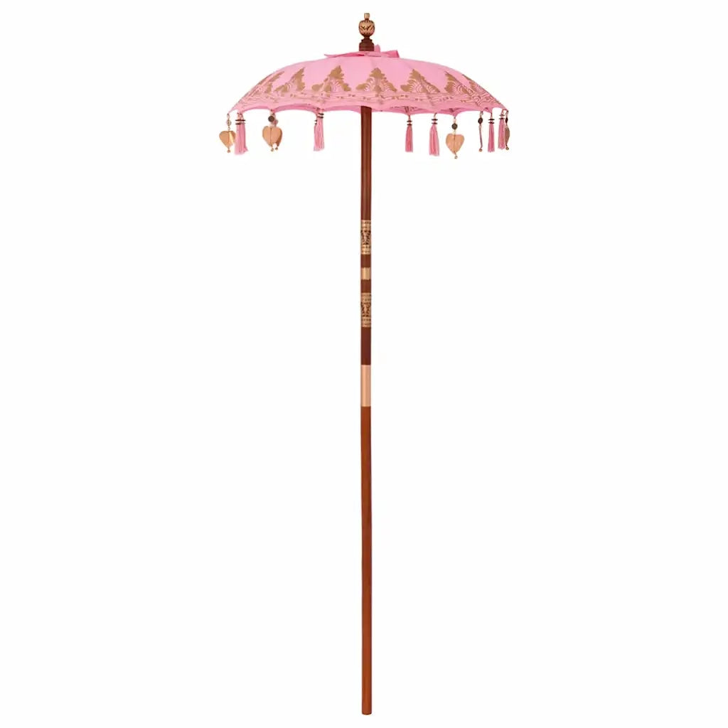 Ombrello balinese con base Rosa 95 x 95 x 260 cm 3356917