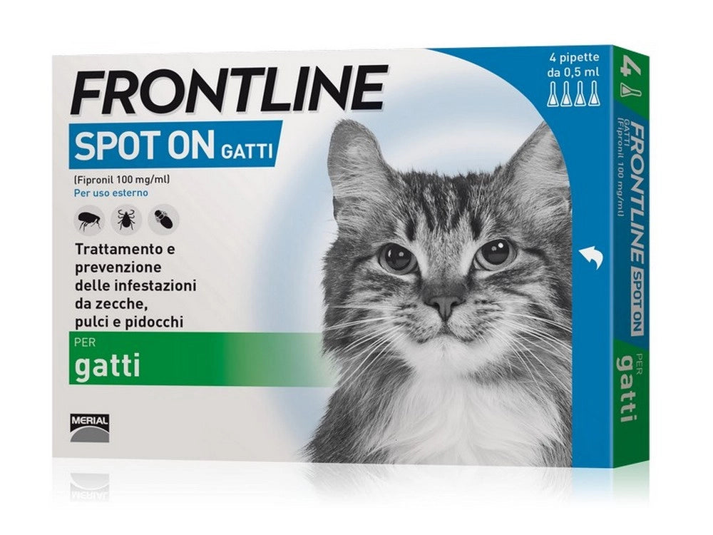 1pz antiparassitario spot on   per gatti (cf. 4 pipette) cod:ferx.vit33717