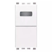 VIMAR EIKON - PULSANTE 1P NO 10A + SPIA ARANCIO BIANCO