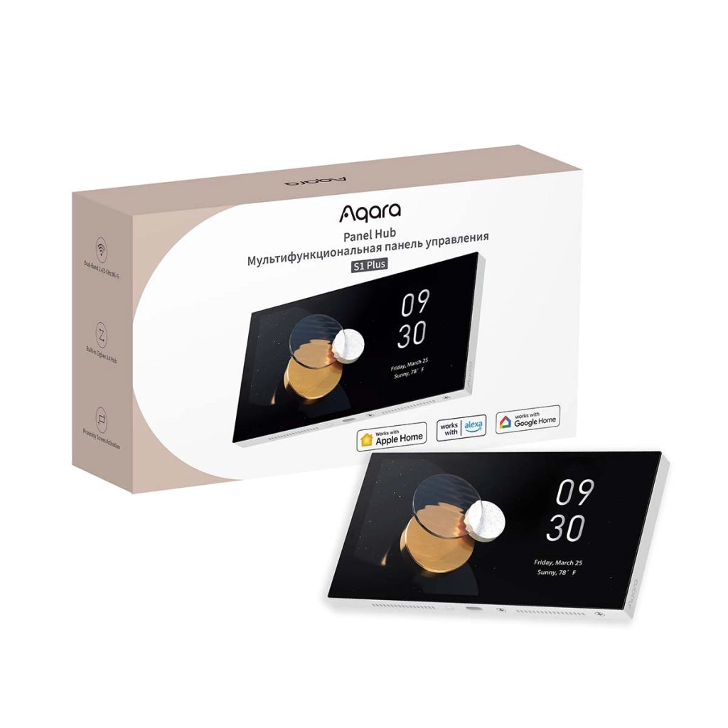 Pannello di Controllo Connesso Compatibile Zigbee e Matter Multi Controllo Bianco / Nero Aqara