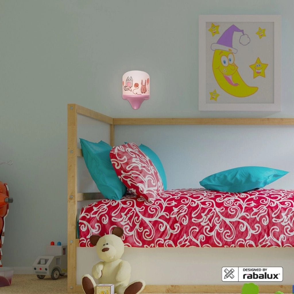 Applique bimbi Rabalux Cathy multicolore E14 con spina