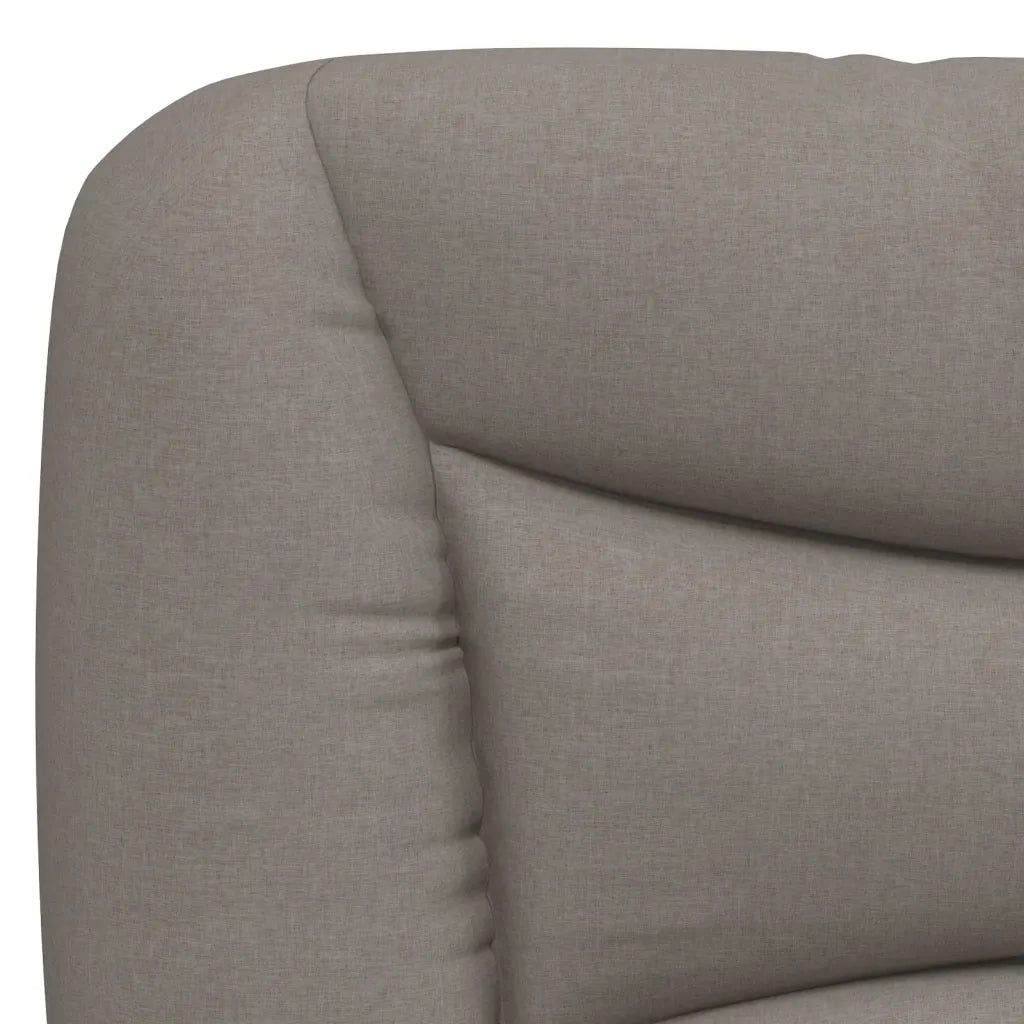 Letto con Materasso Hvar Tortora 180x200 cm in Tessuto