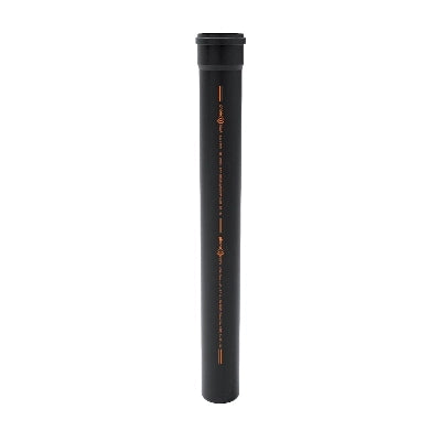 TUBO PHONO BLACK 1 BICCHIERE- Diam. 90 lungh. 3000- NICOL- pezzi 1