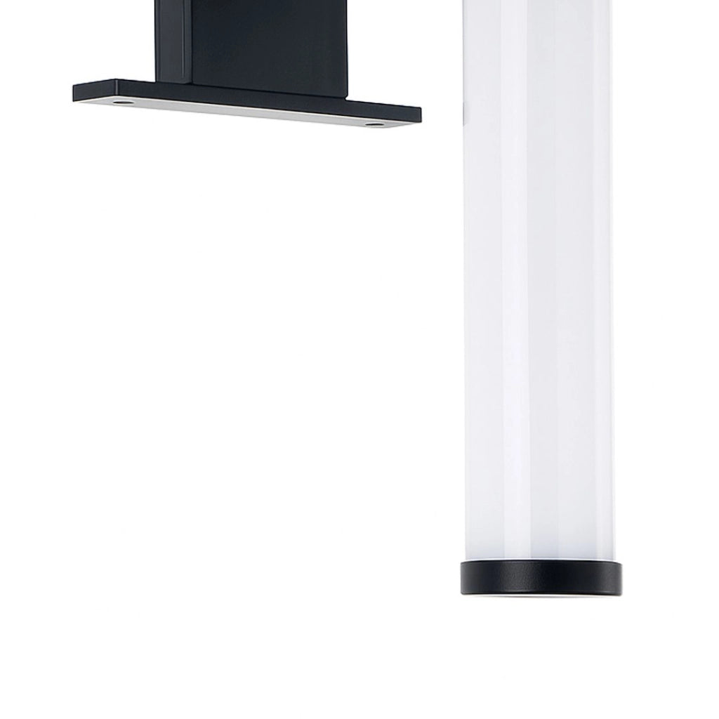 Applique bagno specchio APA nera LED 4W IP44 Milagro