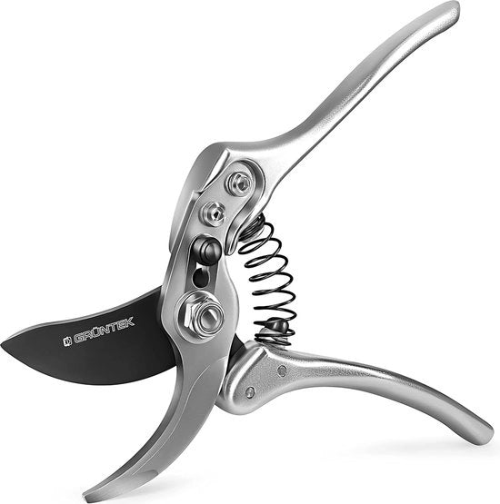 Snoeischaar professionale con design metallico a forma di L, set con 2 funi, bypass robusto per giardinaggio, taglia di 45 cm