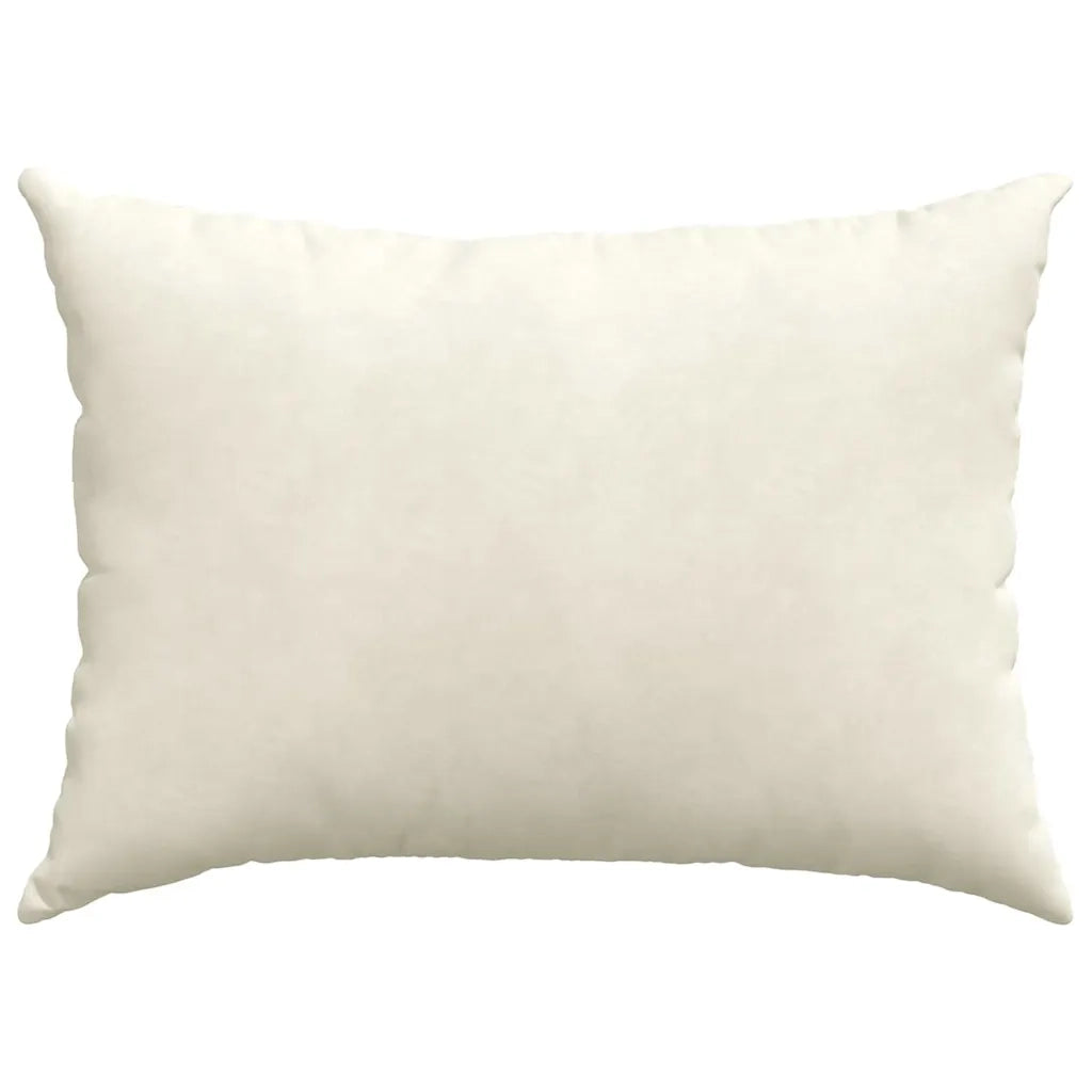 Cuscini da Divano 2 pcs Crema 70 x 50 cm Tessuto in Cords 42013765