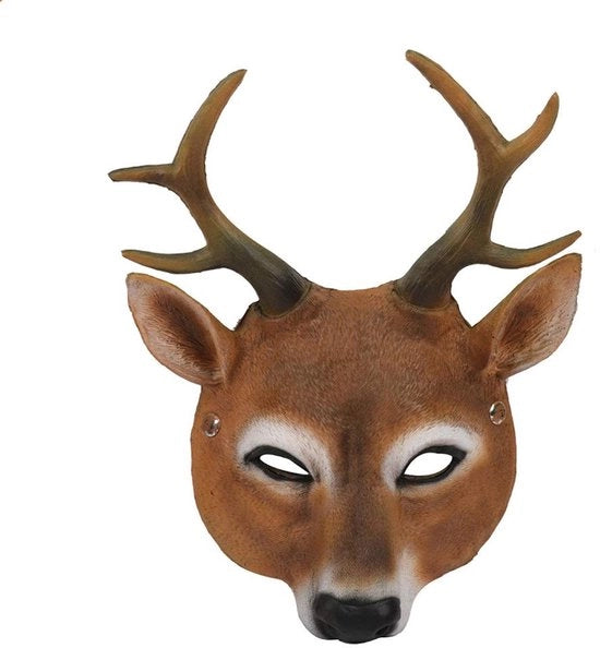 Maschera per Mano Fatta a Mano - Simile a un Animale - Leggera - Comoda - Realistica - Dimensione Universale 26x34cm