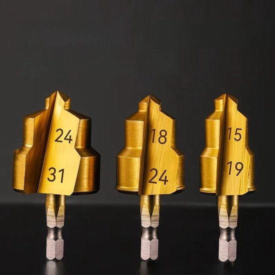 Kit di riparazione per connessioni di acqua, borchie per sanificazione, boratrice per gusci, pezzi di ricambio hardware, attrezzatura da foro, stile 1