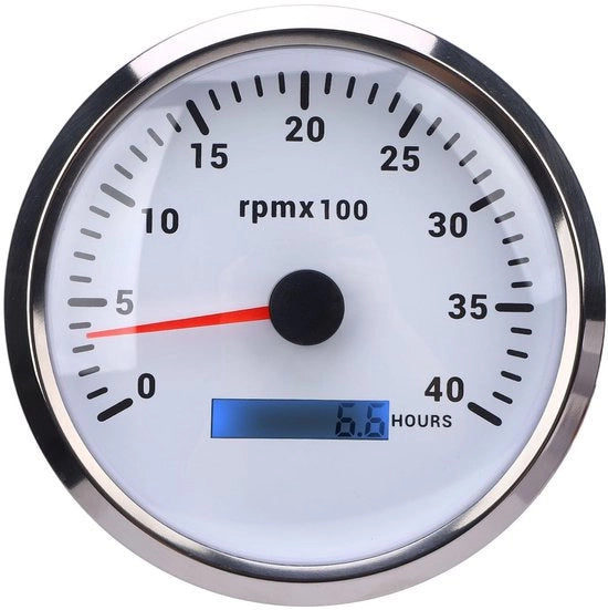 Contachilometri 110mm Prestazioni Elevate - Tachimetro - Contachilometri - Lavori di Falegnameria - Ampia Compatibilità - Installazione Facile - Contachilometri